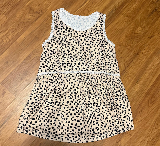 Molly Leopard and Lace Tank