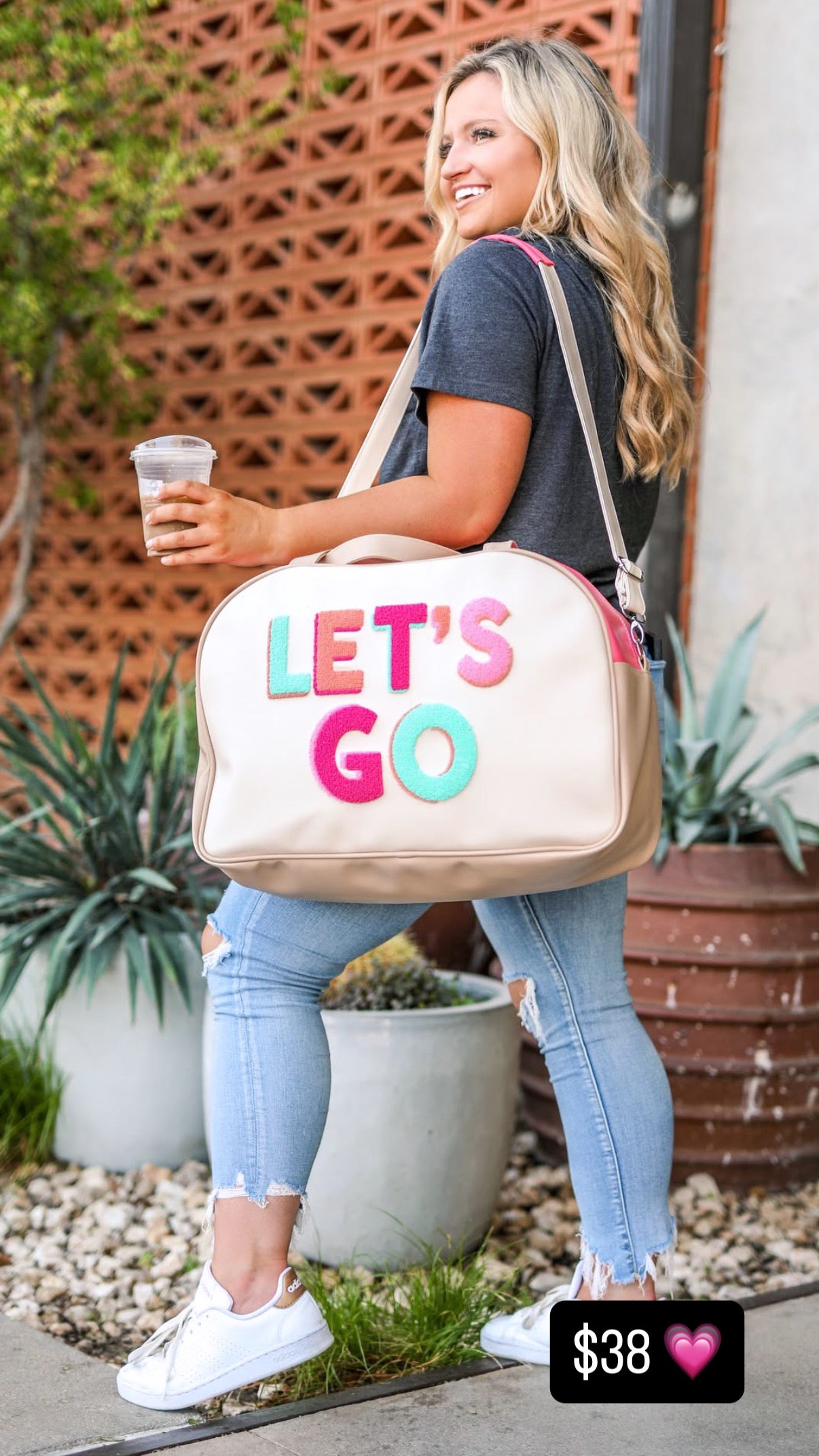 Vacay and Let’s Go Duffle Bags