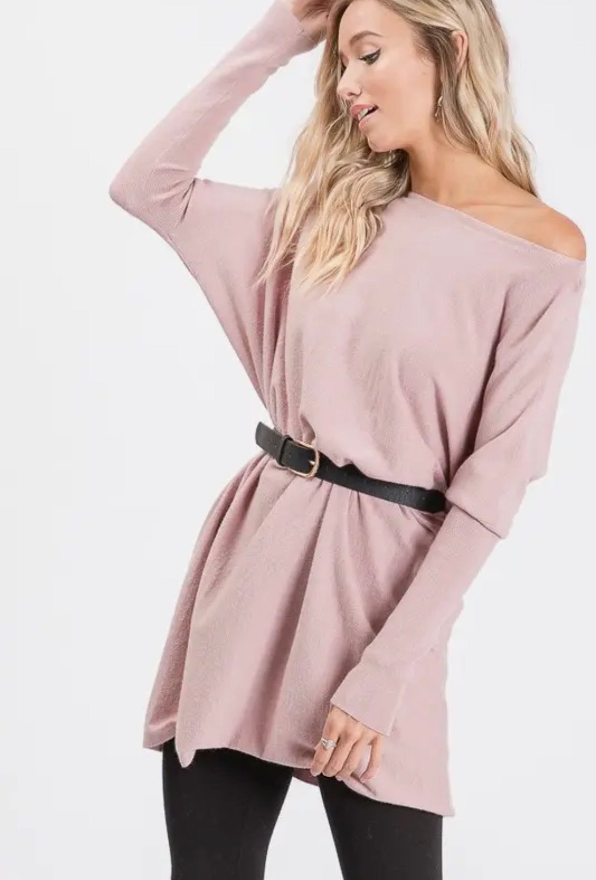 Dolman Fall Tunic Knit Top