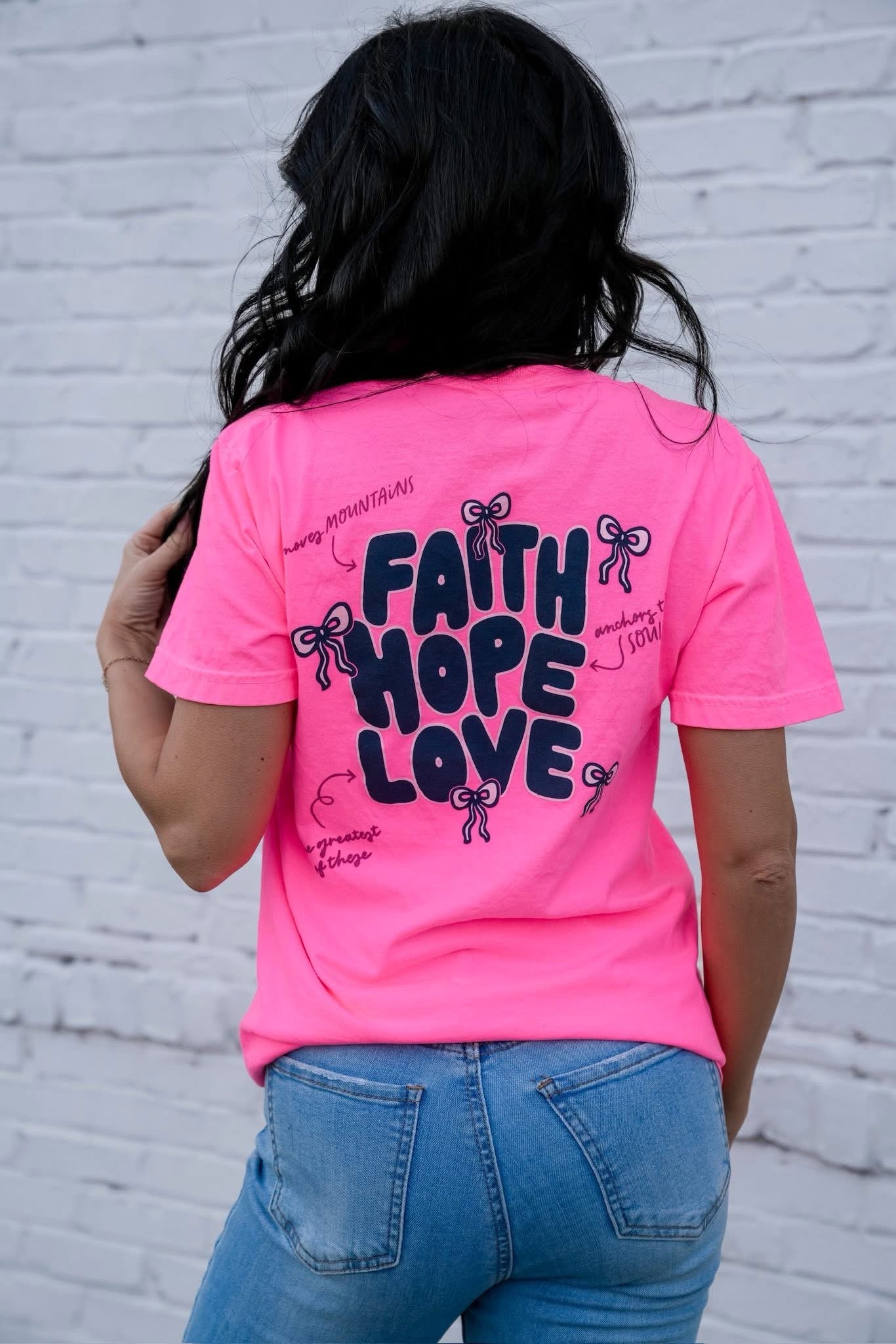 Faith•Hope•Love Pink Tee