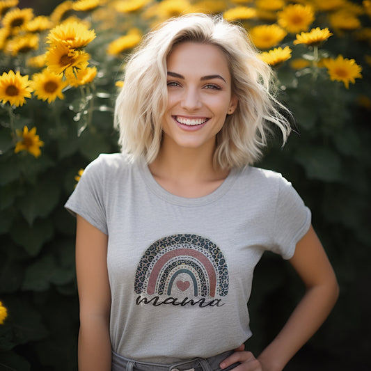 Rainbow Mama Graphic T-Shirt