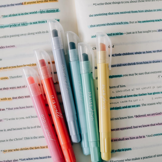 Bible Highlighters - Pastel (Best Sellers!)