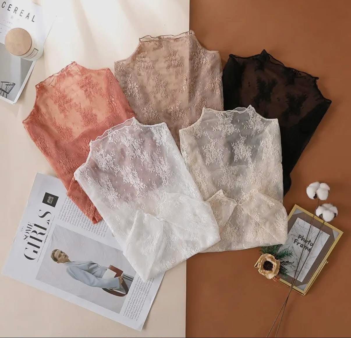 Viral Lace Long Sleeve Layering Top