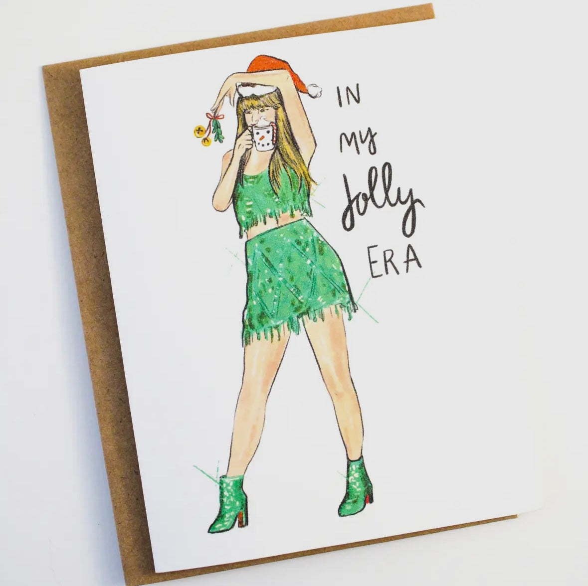 In My Jolly Era Swiftie Christmas Card