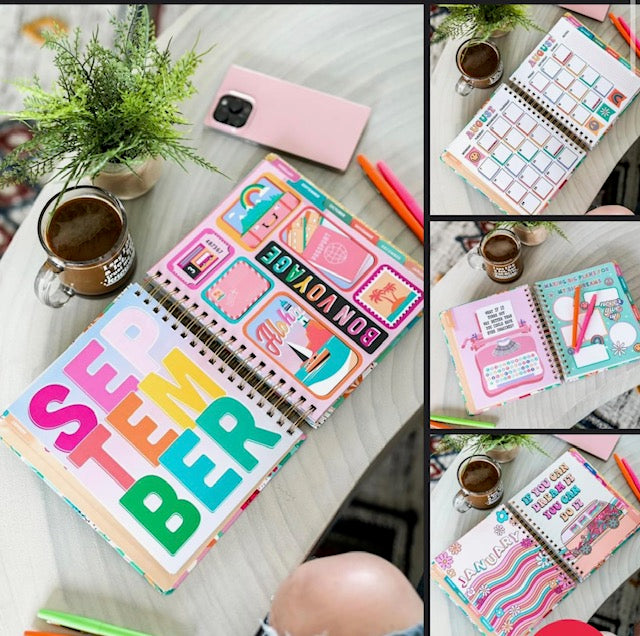 COLORFUL 2023 August - 2024 July Planner