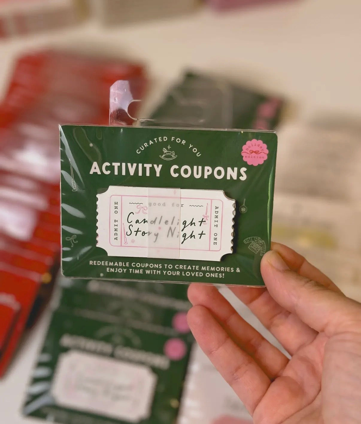 Super FUN Christmas Activity Coupons - Boy and Girl options✨