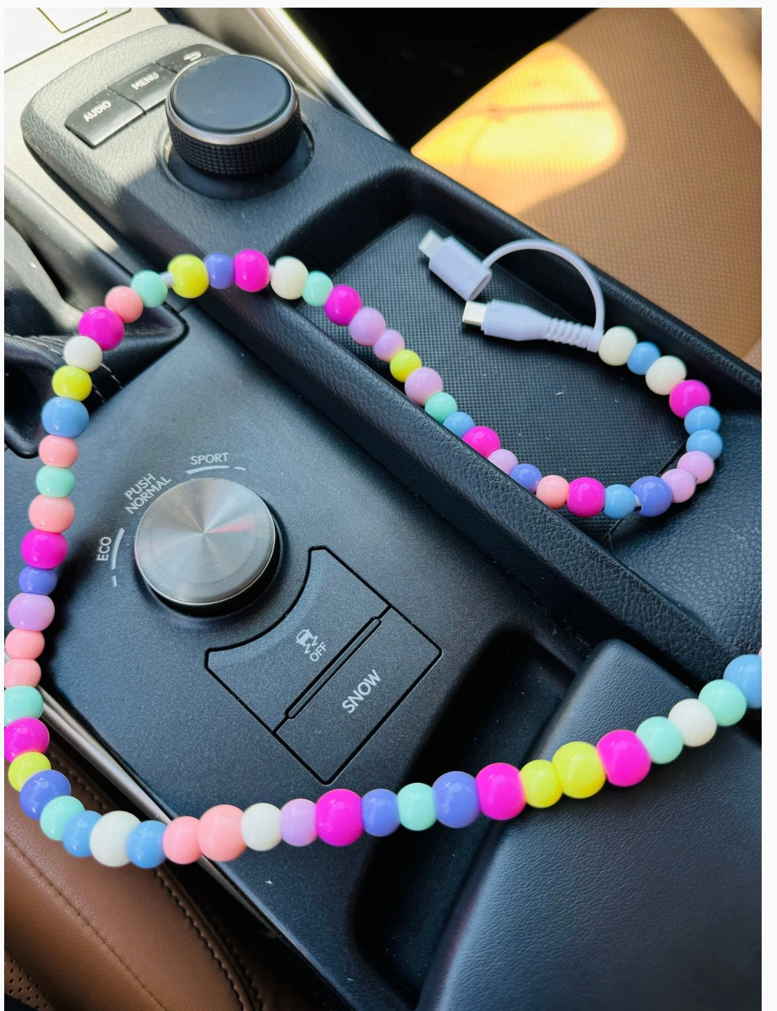 Beaded Phone Charger (2 charger types)