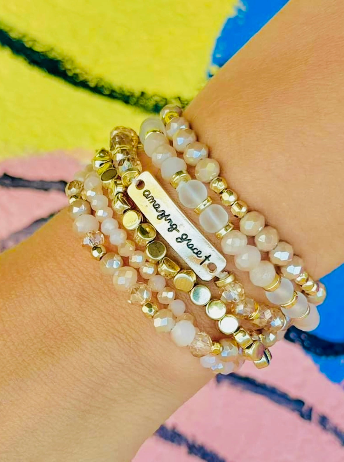 Amazing Grace Bracelet Stack