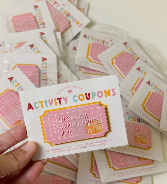 Super FUN Christmas Activity Coupons - Boy and Girl options✨