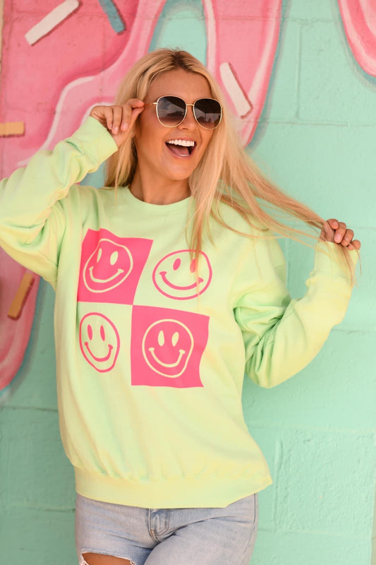 Happiest Smiley Pullover