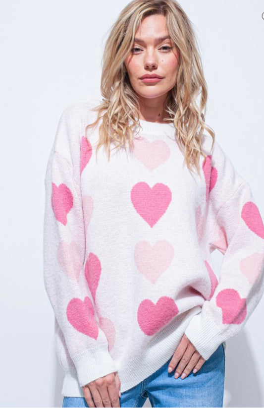 Falling in Love Heart Top