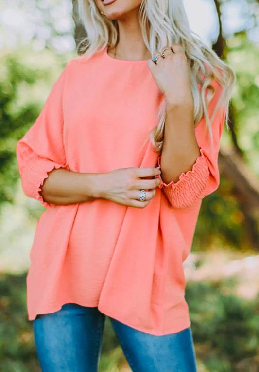 Haley Spring Top - Coral