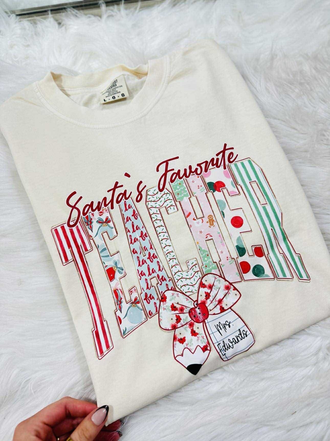 Santa's Favorite Tee - Customizable!