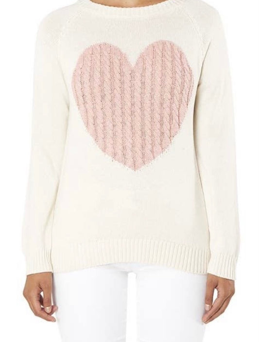 Love Heart Roundneck Pullover