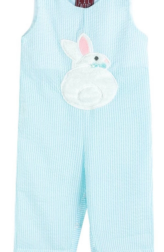 Light Blue Fuzzy Easter Longalls