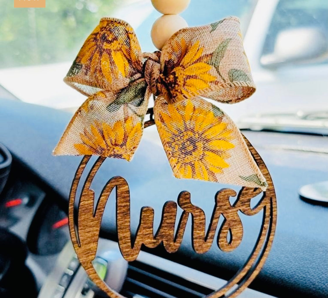 “Wild” Wooden Car Ornament/Gift