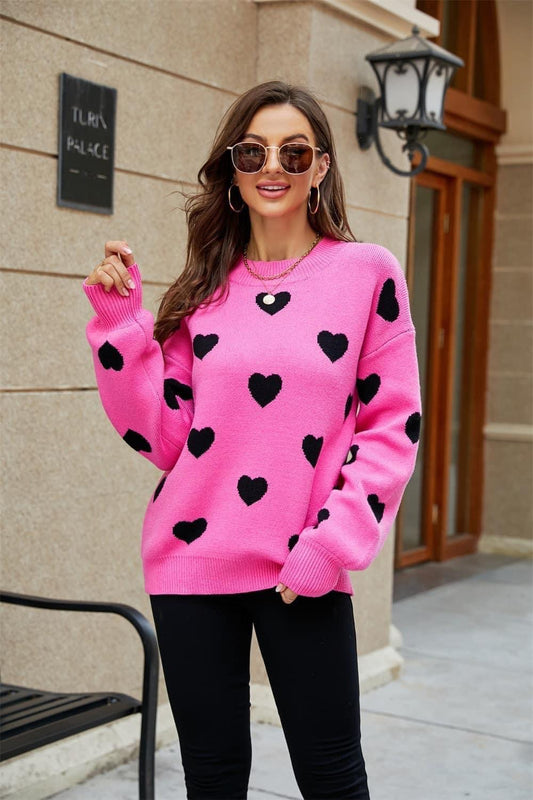 Sweeter With You Heart Sweater