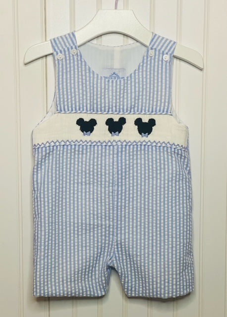 Oh Tootles! Bow Boys Shortalls (Ears and Bows Collection)