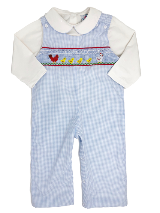 Farm Friends - Smocked Longall Set