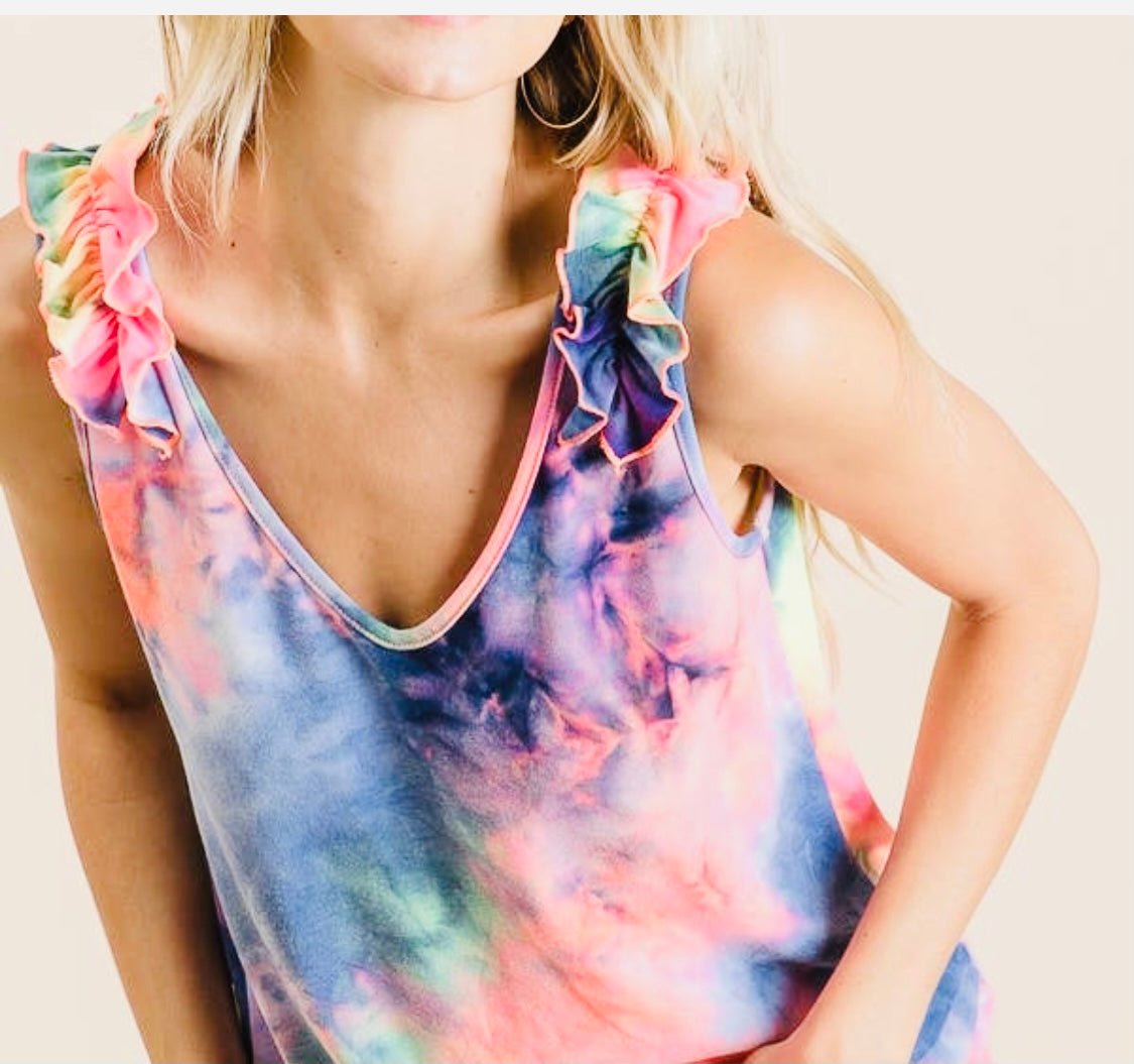 Ruffled All Up Tank