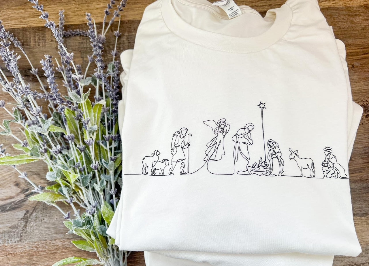 Nativity Scene Beauty Tee