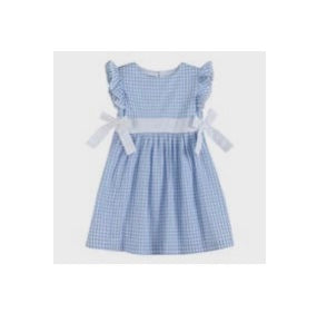 Gingham Dress w/Ribbon Detail - Offered in Two Colors