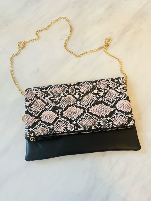 Crossbody Clutch (Also Comes with Double Zipper and Chain)